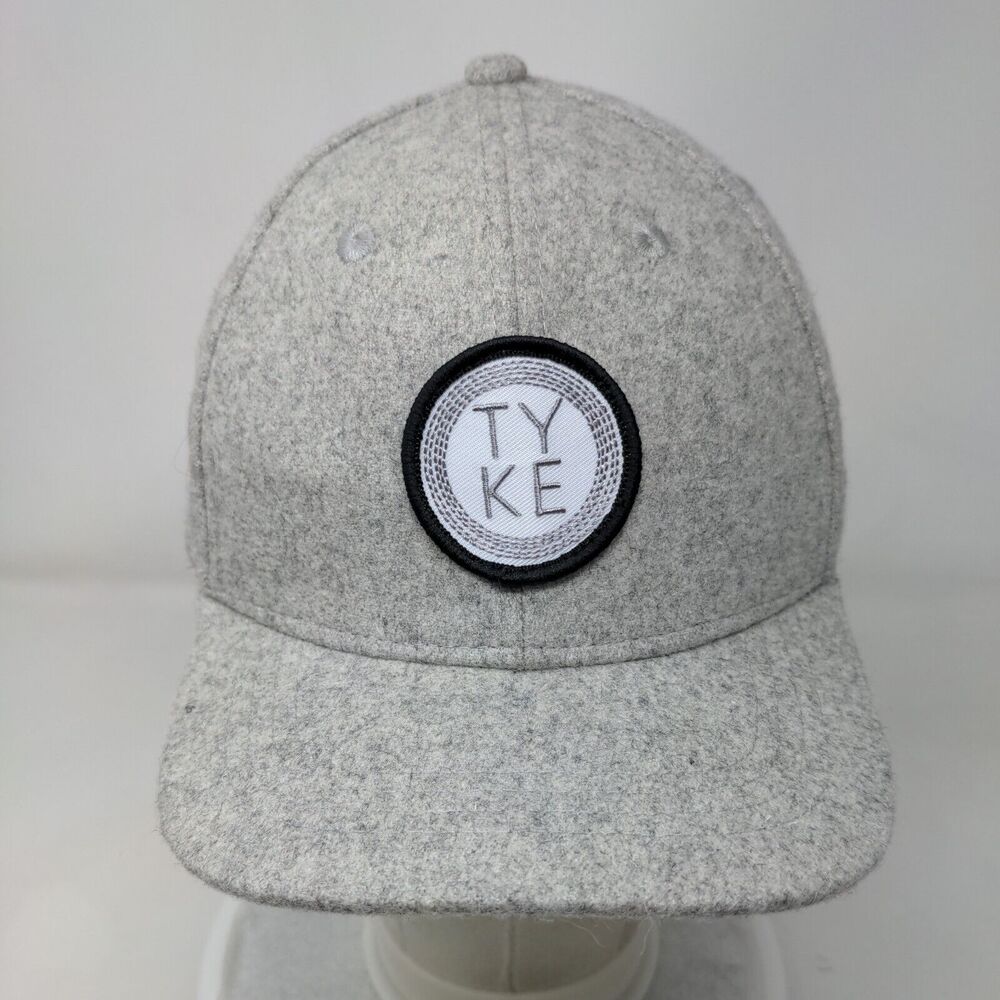 Tyke & Co Patch Snapback Hat Gray Toddler Adjustable Vent Holes View 2